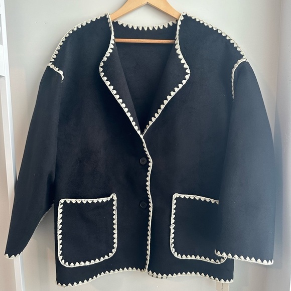 Commense Contrast Trim Jacket - Picture 5 of 6